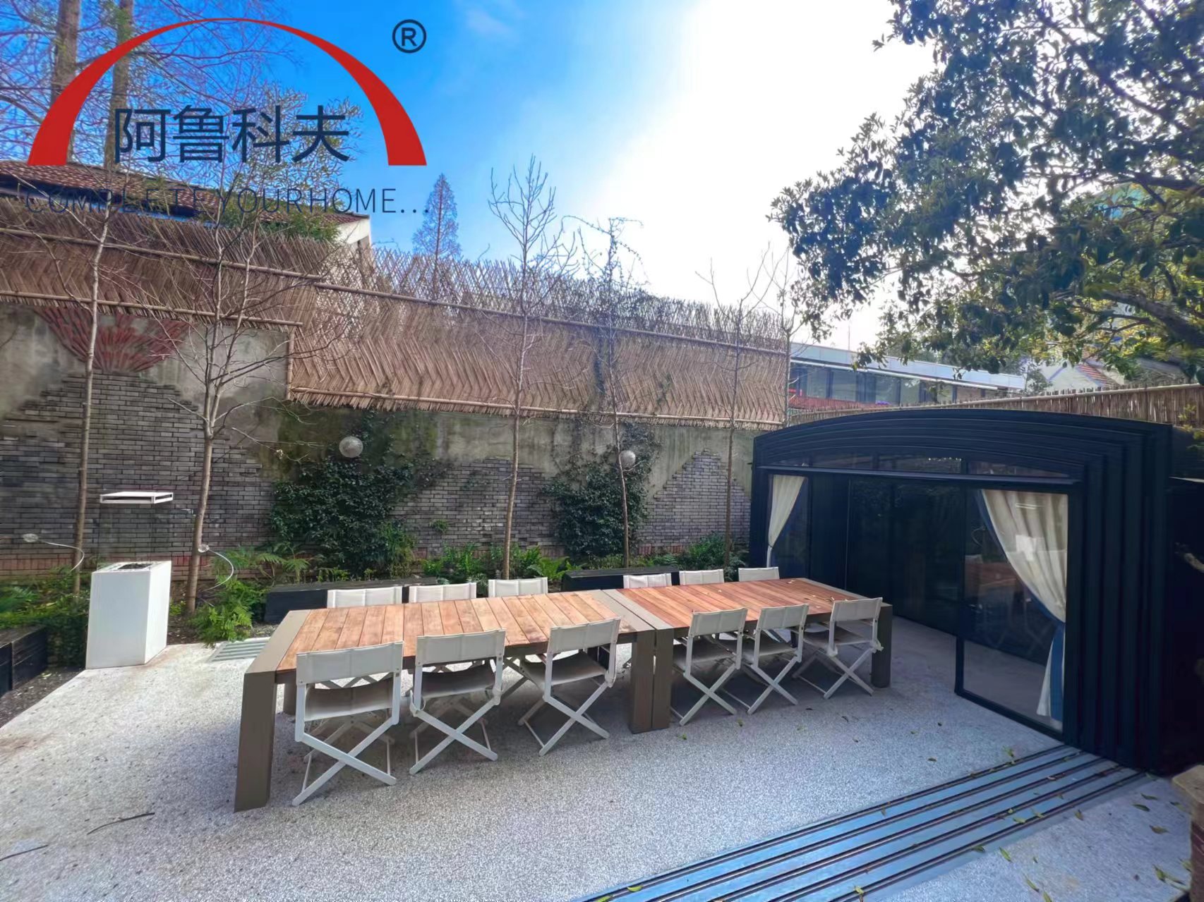 洋房花園——移動(dòng)陽光房庭院